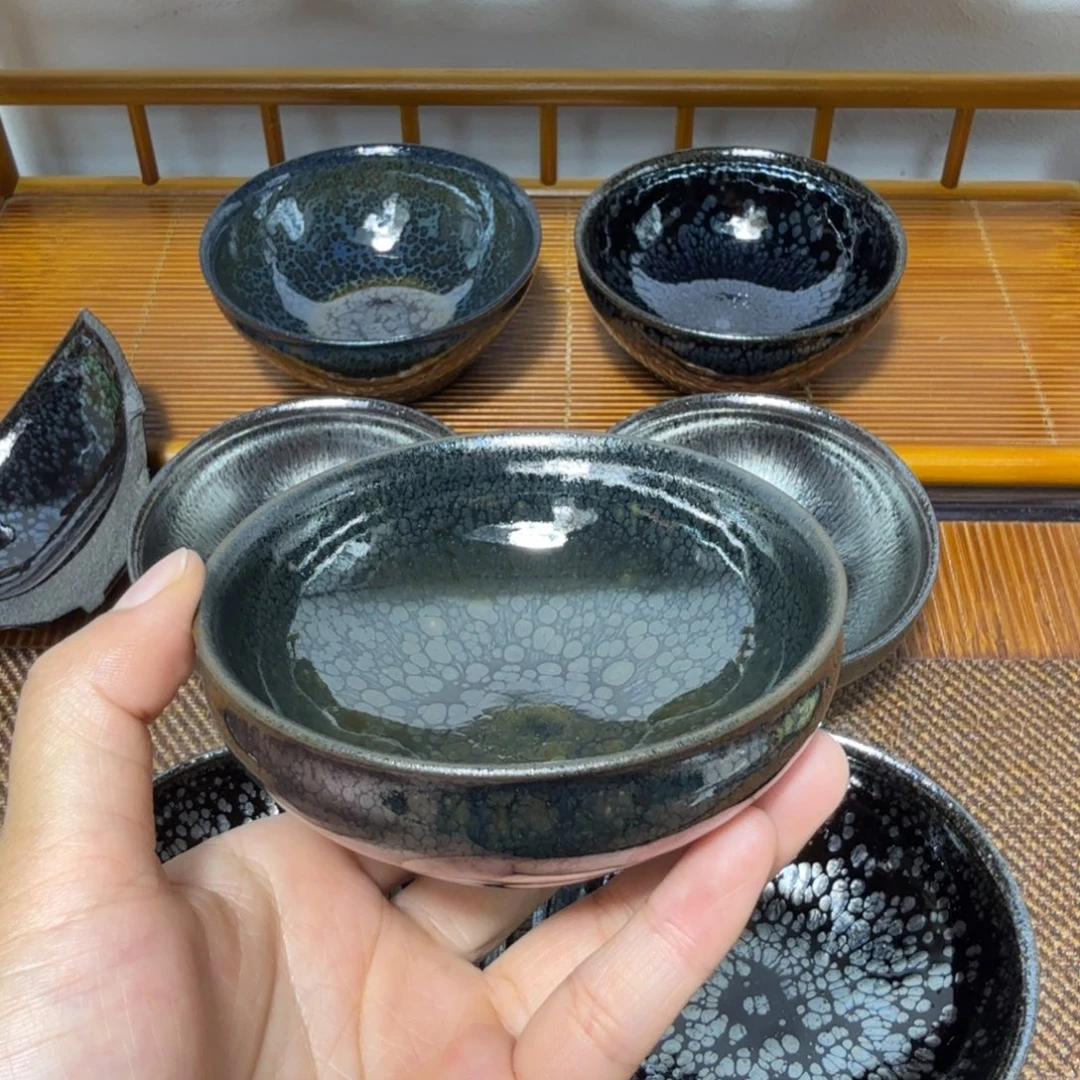 茶盏建盏手工制作主人杯茶杯的