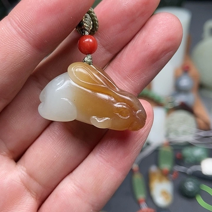 和田玉吊坠(不含链)未镶嵌
