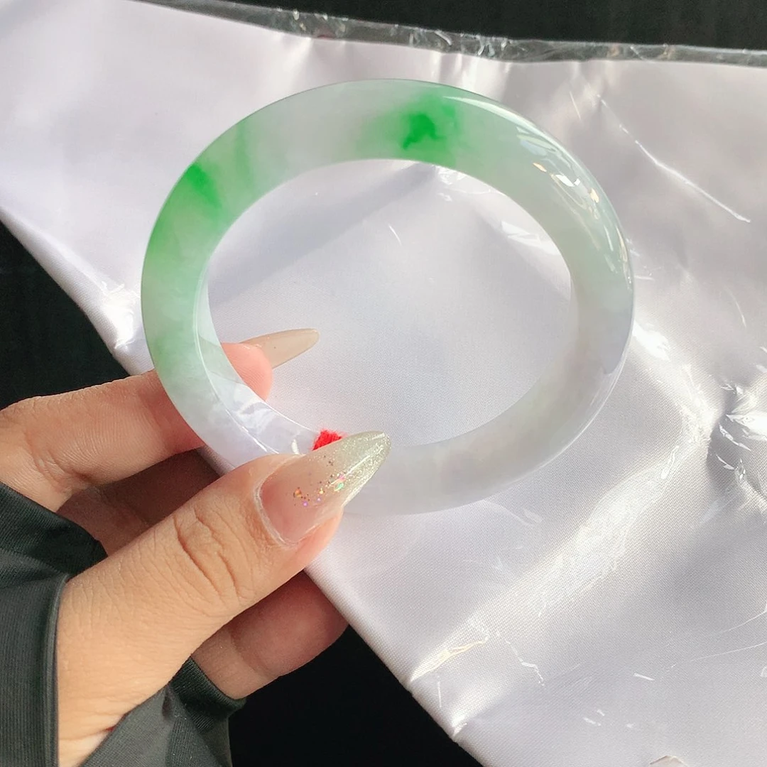 未镶嵌手镯翡翠58圈1627