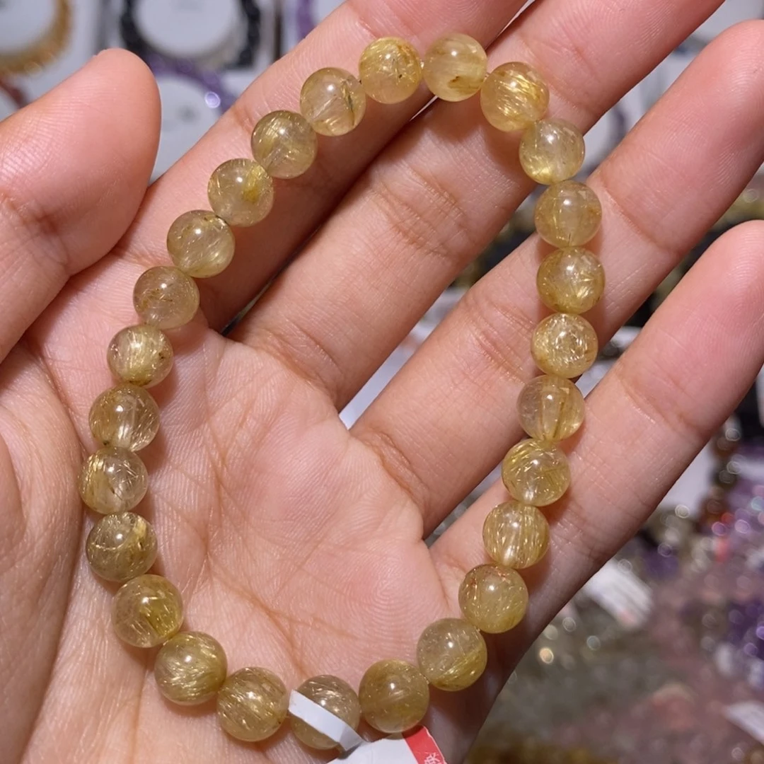 【闪购商品】发晶手链未镶嵌金发7.3m