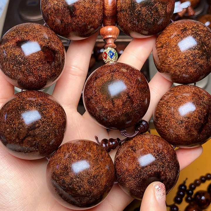 花梨木类手串/手链黄花梨风化料老挝花梨土埋料4.0