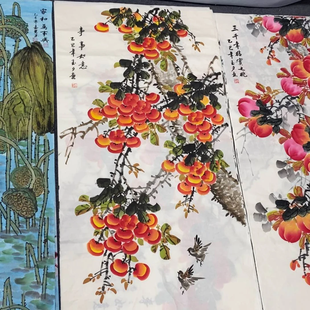 国画尺寸140✖️70四尺精品手绘画