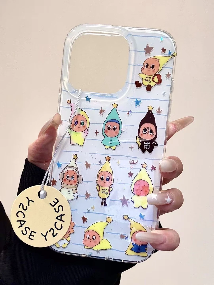 IMD百变星星人适用iphone17苹果16/15果冻手机壳小米OPPOVIVO