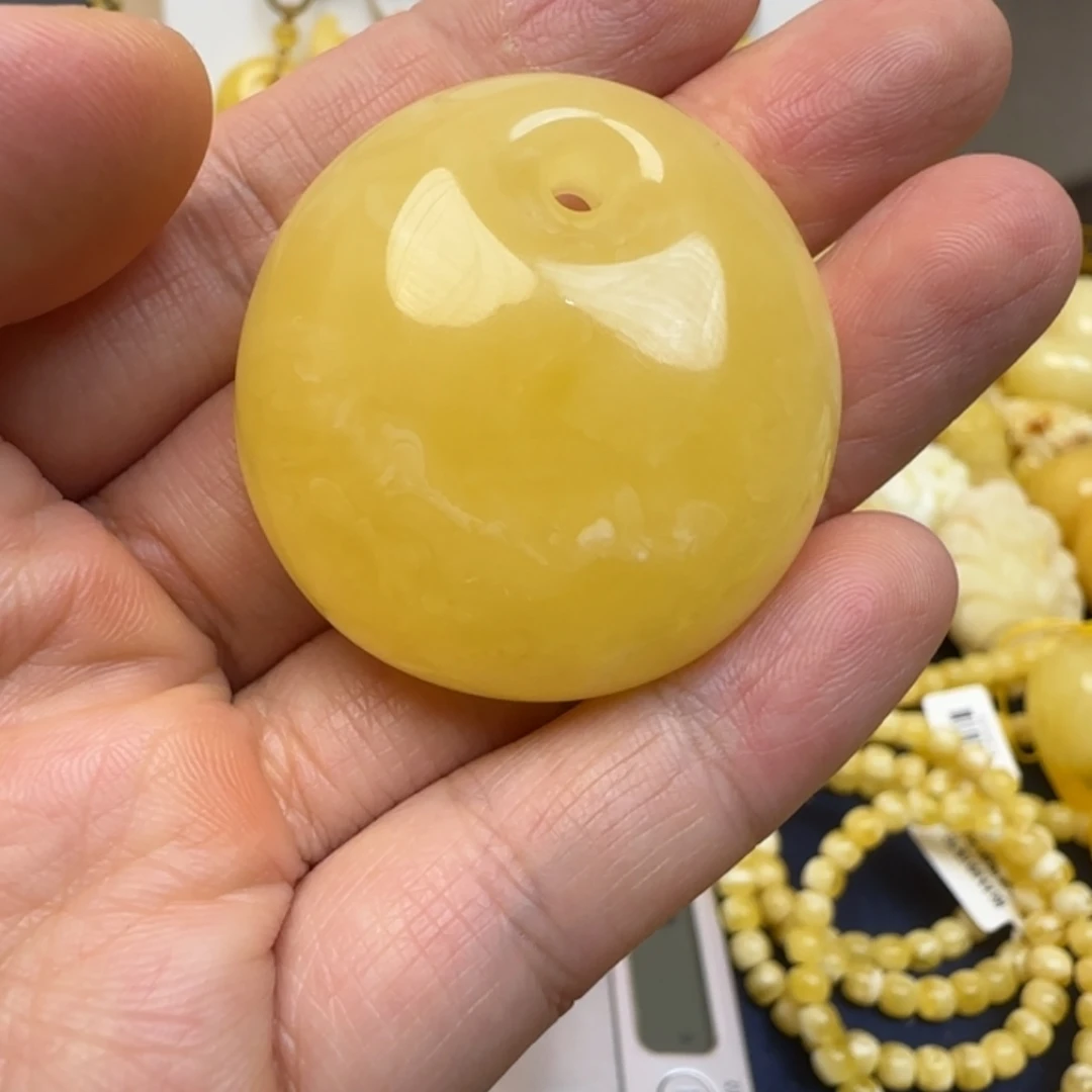 蜜蜡未镶嵌颈饰天然蜜蜡