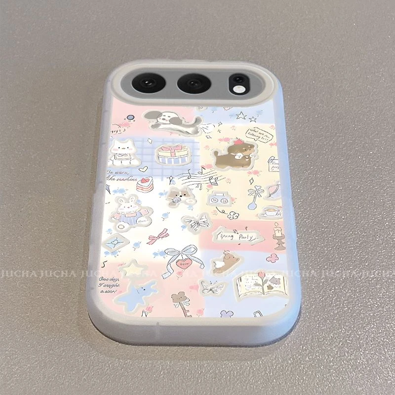 蛋糕小狗适用荣耀500手机壳全包防摔honor500pro设计感硅胶不撞款