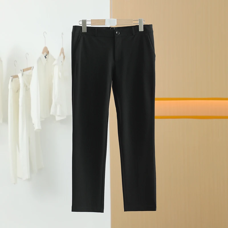 【唐长老自营】货号4975女装春秋新款直筒简约休闲裤M