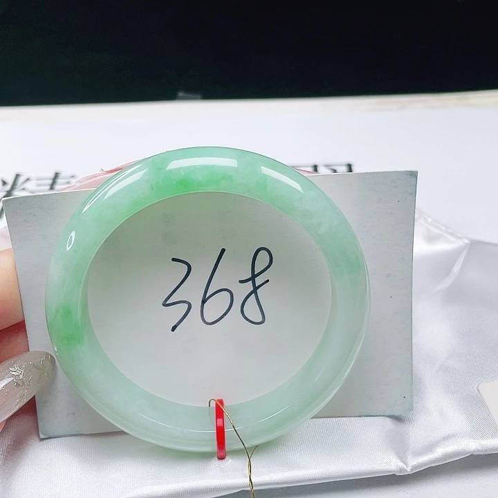 翡翠未镶嵌手镯缅甸翡翠54+