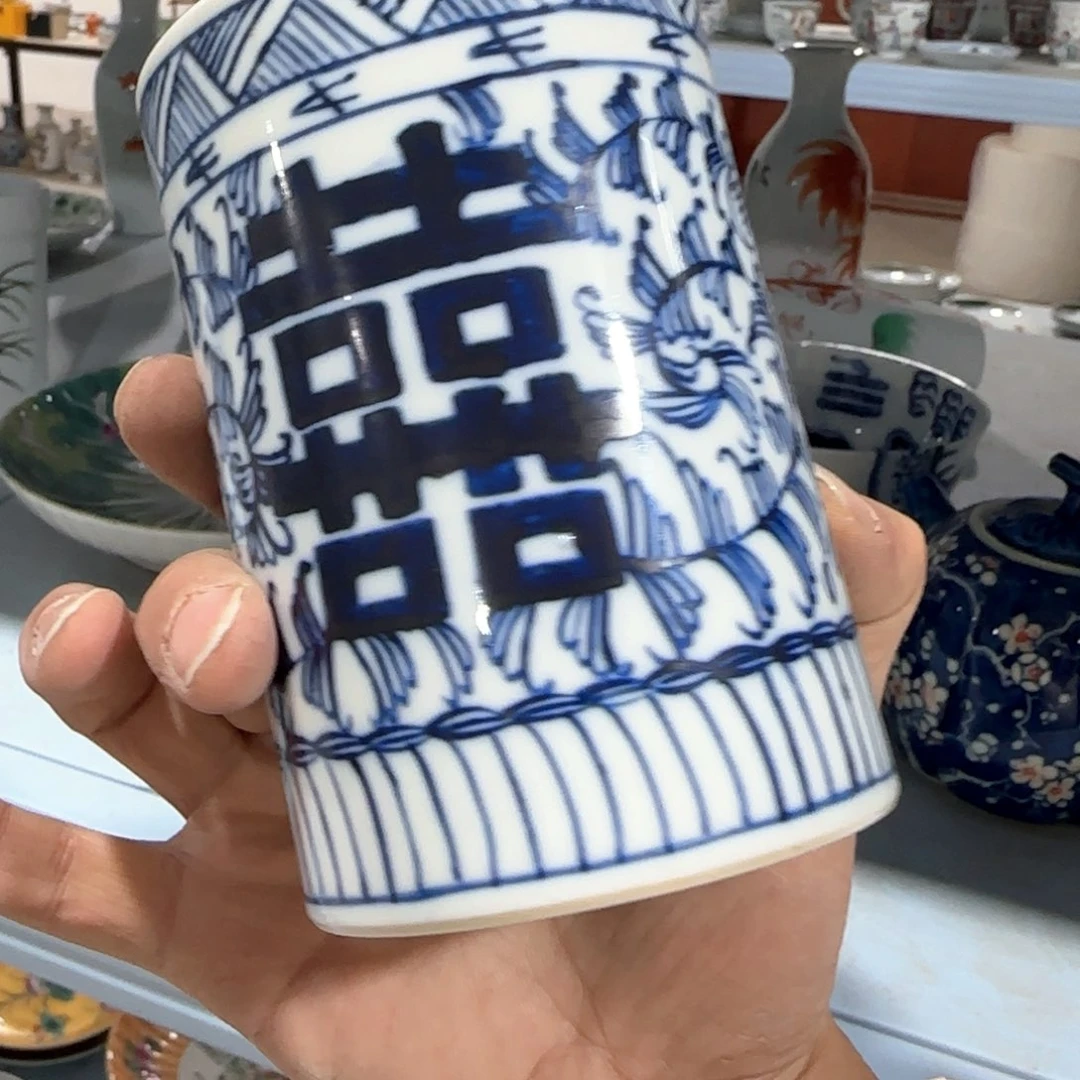 瓷片摆件手绘瓷器全部处理