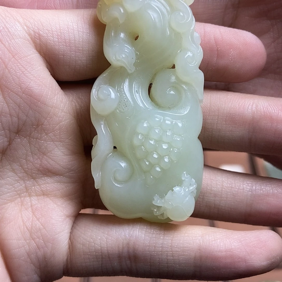和田玉（糖玉）颈饰未镶嵌