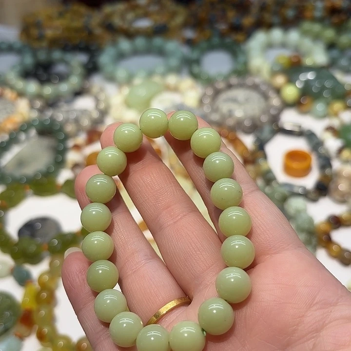 蛇纹石玉未镶嵌手串