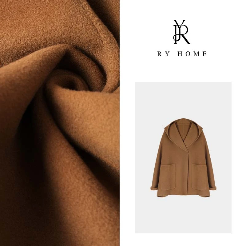 【容雨RYHOME】设计师秋冬季时尚连帽短款外套W1410