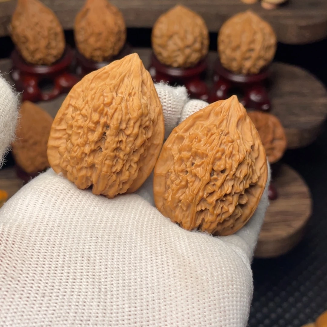 把件文玩核桃秦岭野生山魄系列鸾影33