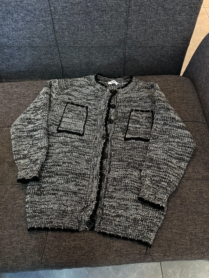 FL4 针织开衫外套男女秋冬款美式男生慵懒风高级感毛衣