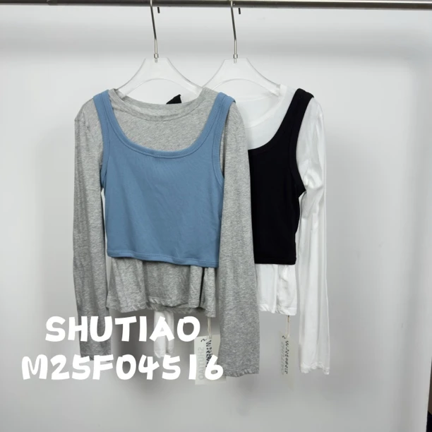 【SHUTIAO】2025夏季：新款小众设计款两件套M25F04516