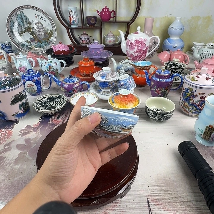 摆件景德镇陶瓷老厂瓷60