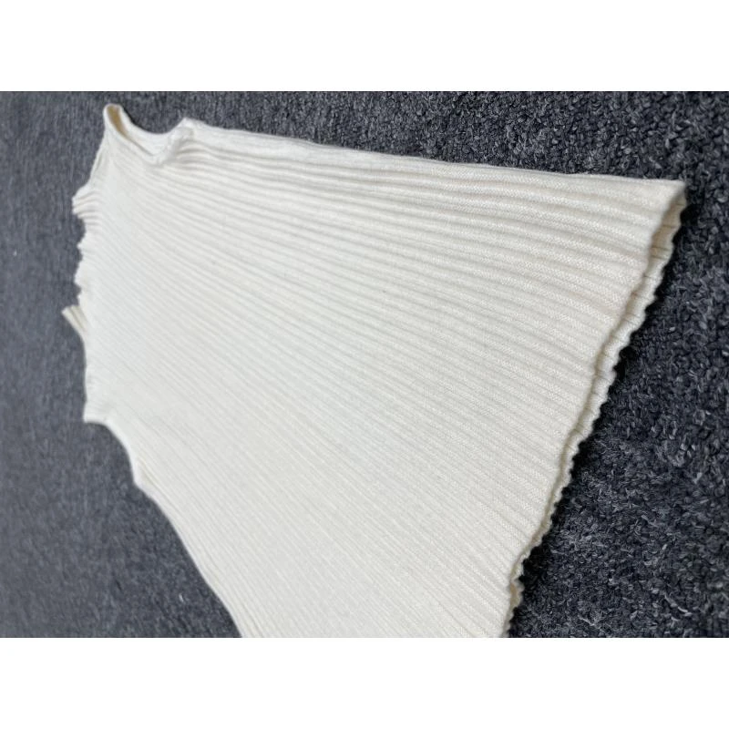 短外套  （105）白色针织时尚百搭打底女士羊绒无袖