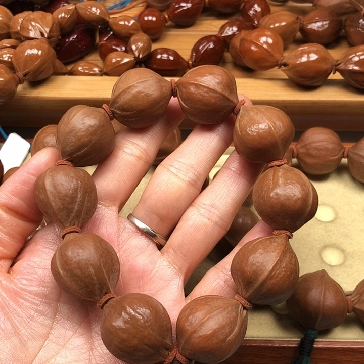 白***星橄榄核手串梅林铁核21 X26去霜不退不换