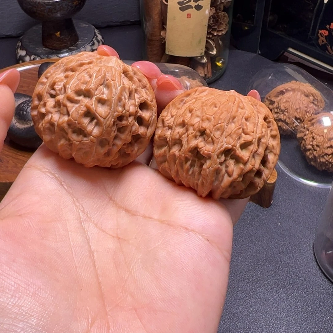 文玩核桃把件正磨41.7-42全品