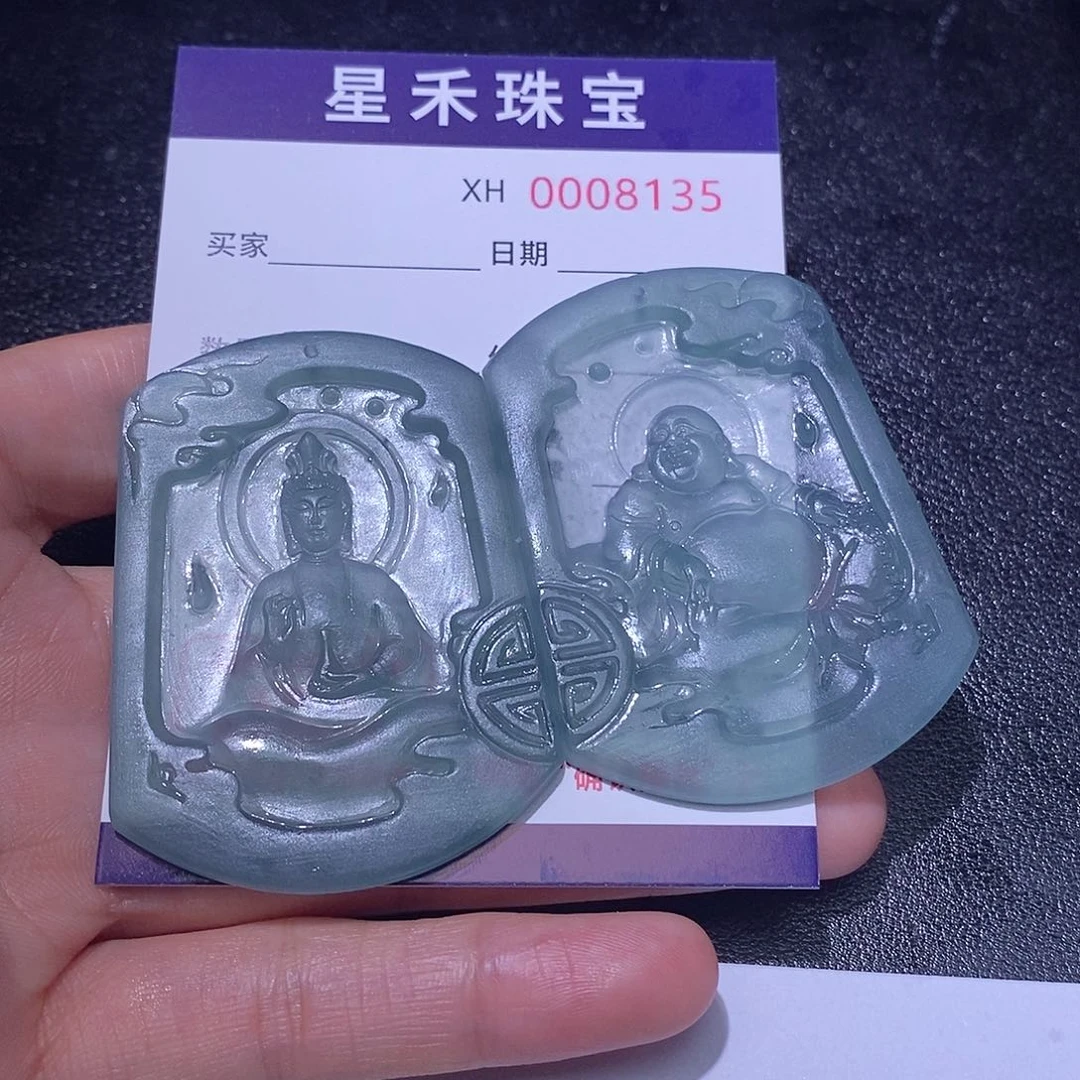 定制翡翠未镶嵌无*定制翡翠不退不换