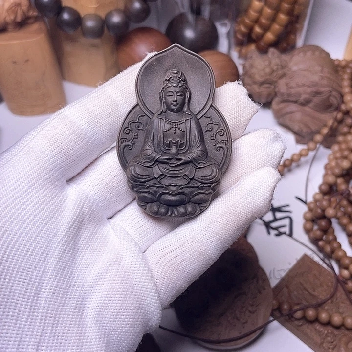 檀香木无事牌檀香木观姐姐阴沉牌子