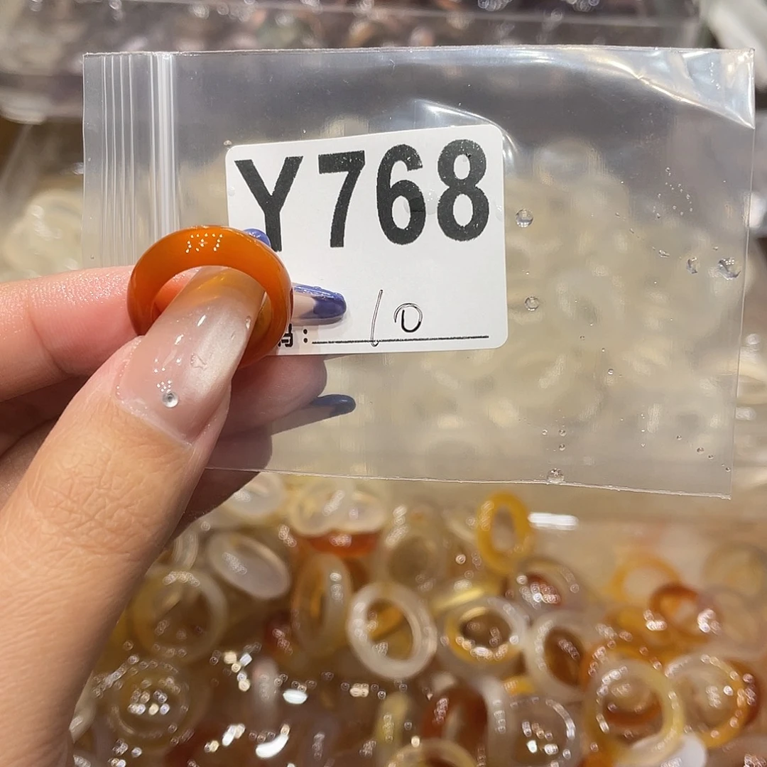 玛瑙/玉髓未镶嵌戒指768