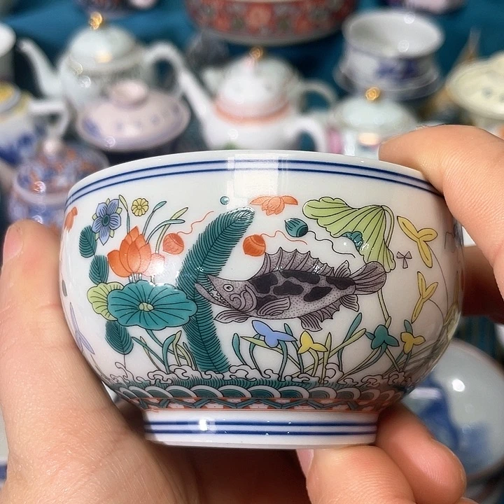 景德镇陶瓷艺术主人杯13344