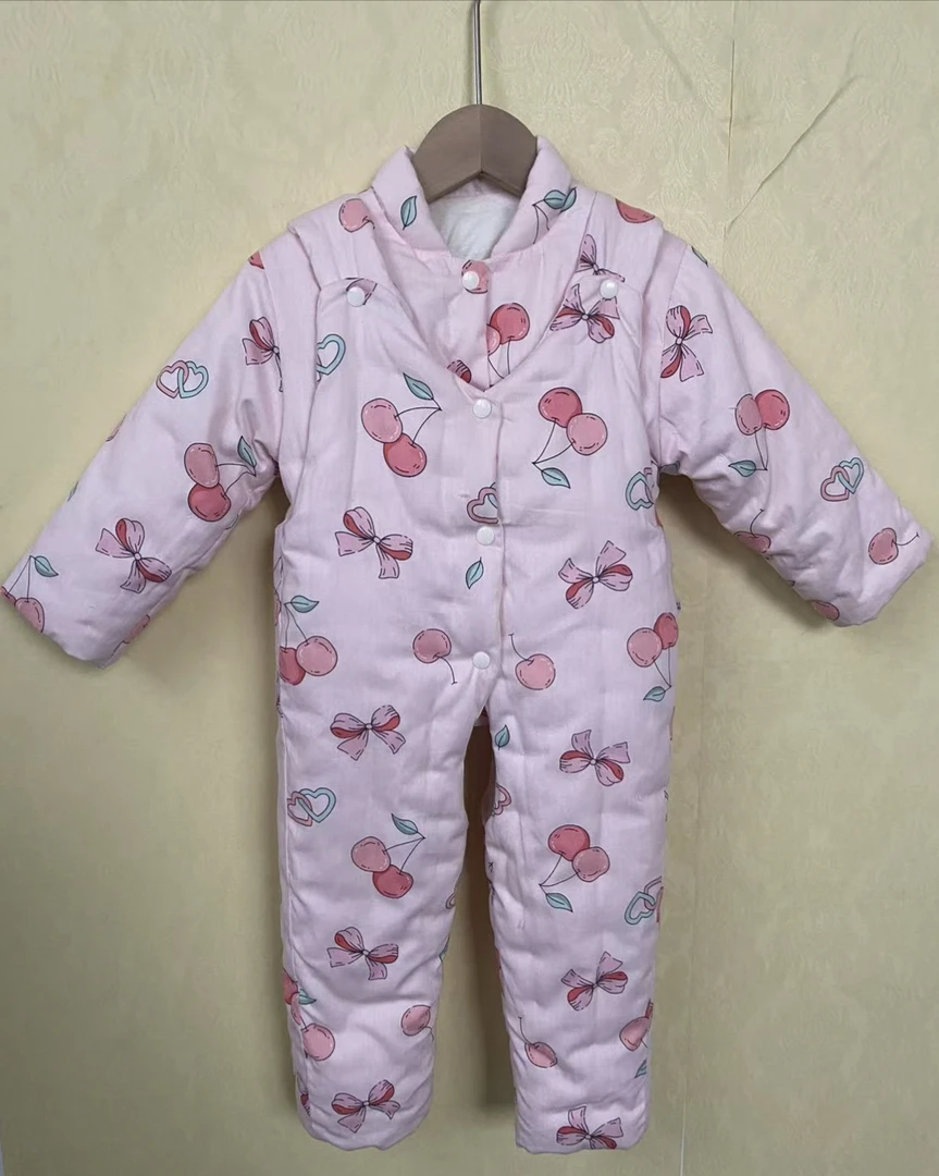 纯手工缝制婴童棉花衣加厚冬款厂家直销