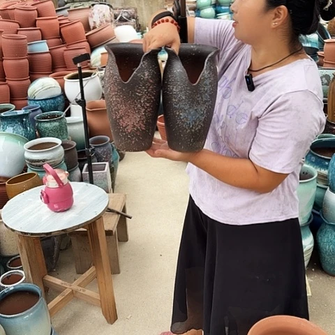 口14高26两个盆子。