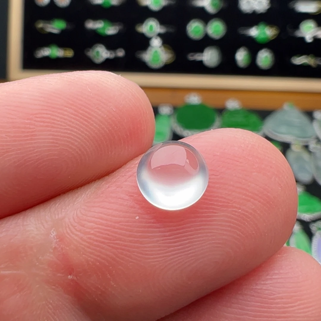 翡翠未镶嵌颈饰蛋面6.5