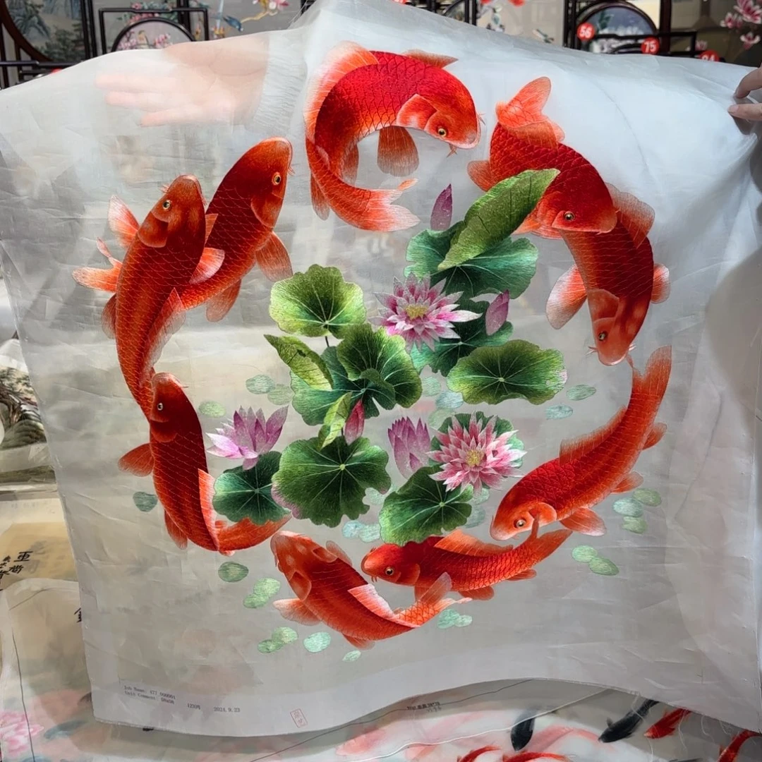 织绣纯手工非遗苏绣绣片