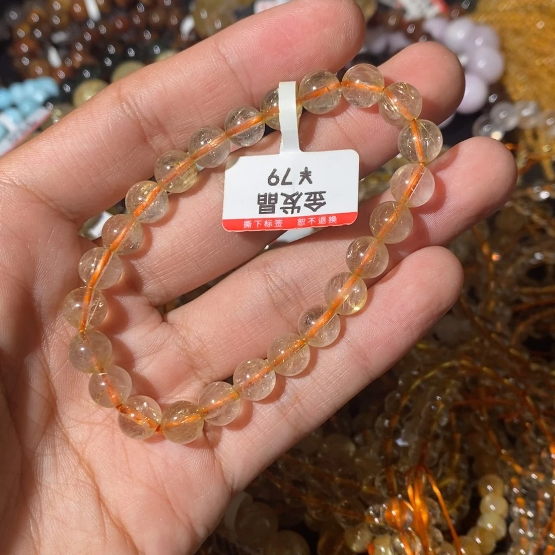 水晶手链未镶嵌是***熊我