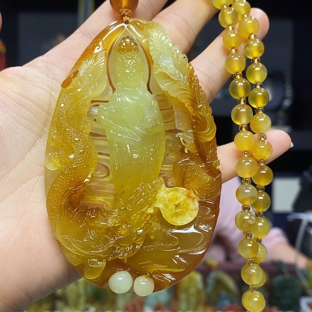 未镶嵌岫玉挂件吊坠