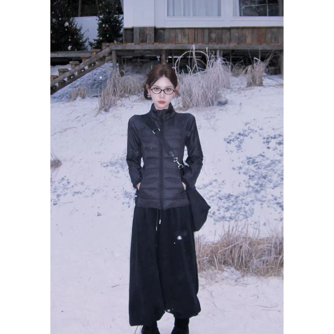 【冬日小蛮腰】科里芙95绒修身立领羽绒防水厚款女士显瘦修身外套