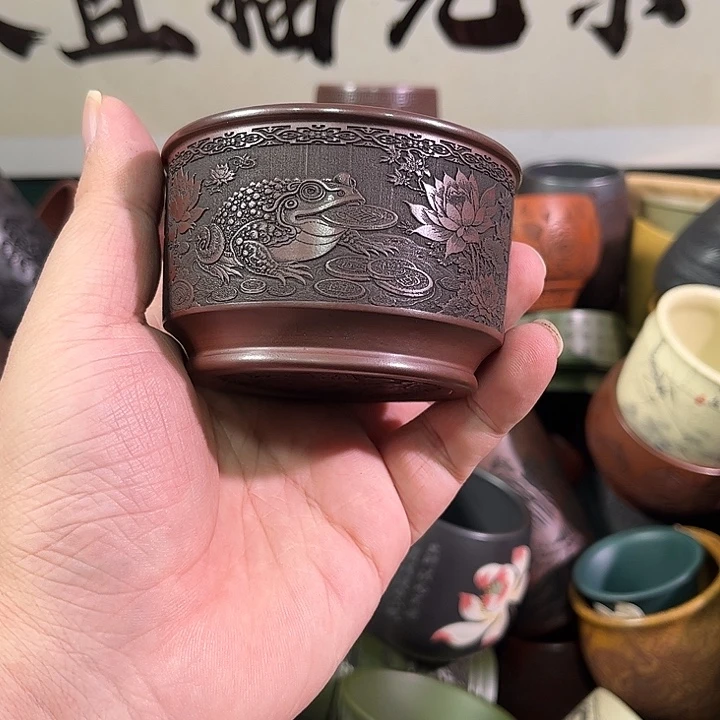 茶杯紫砂全手工紫砂主人杯