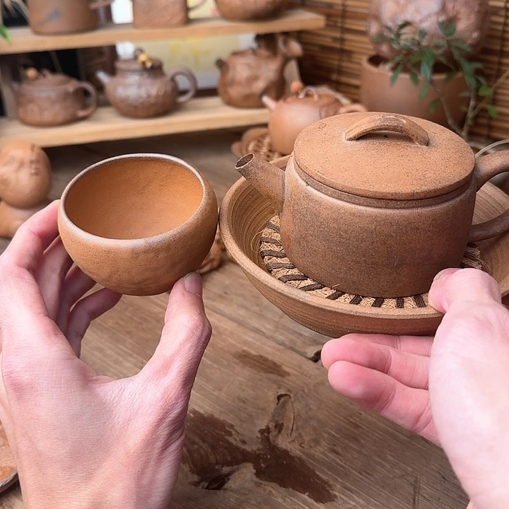 原矿老岩泥茶器系列