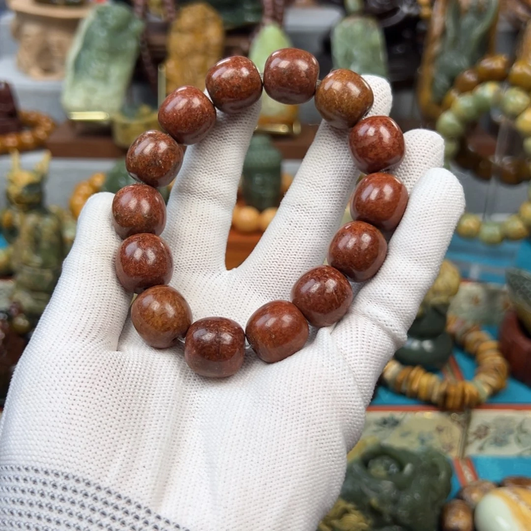 岫岩河磨玉（透闪石质玉）未镶嵌手串