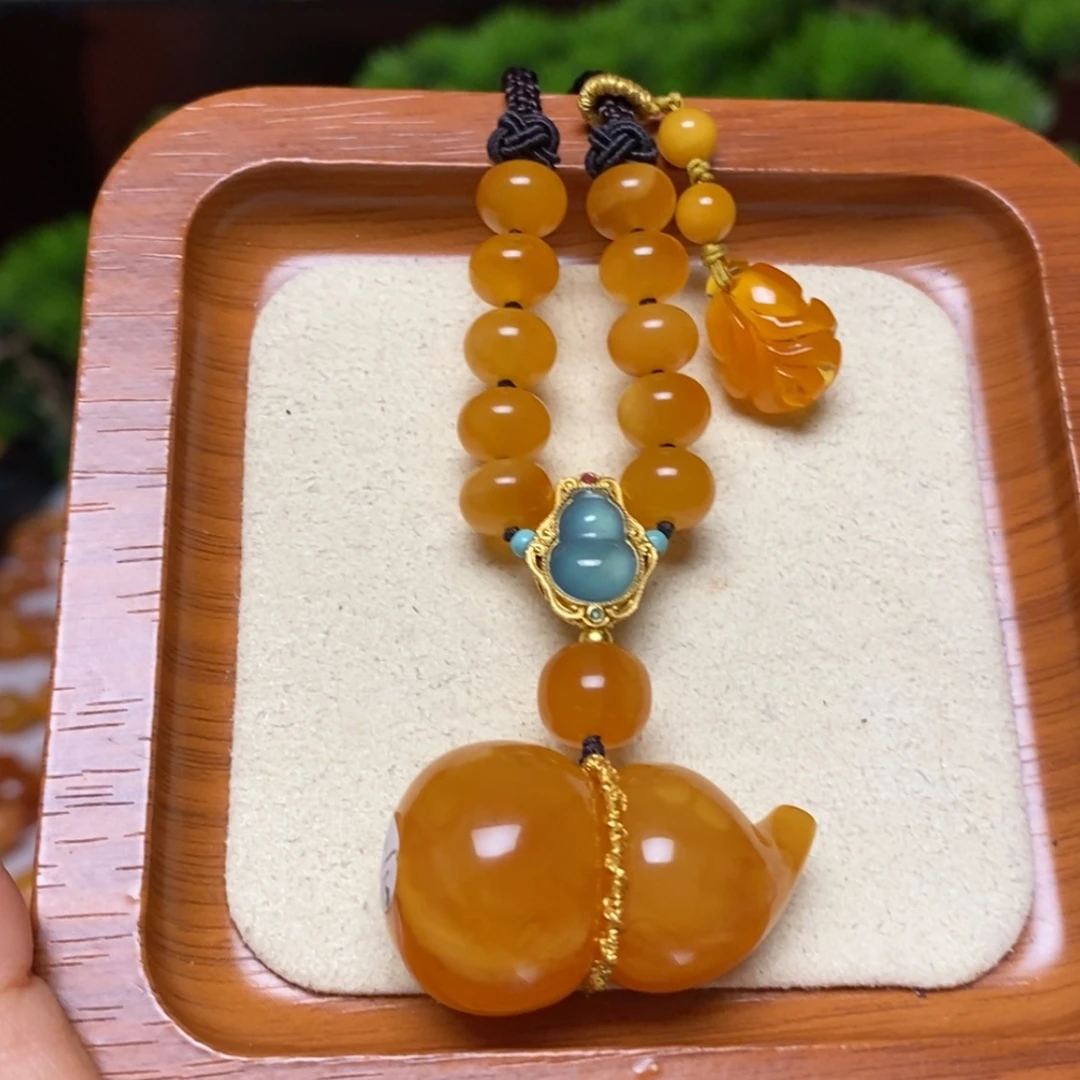 【闪购商品】蜜蜡颈饰未镶嵌项链
