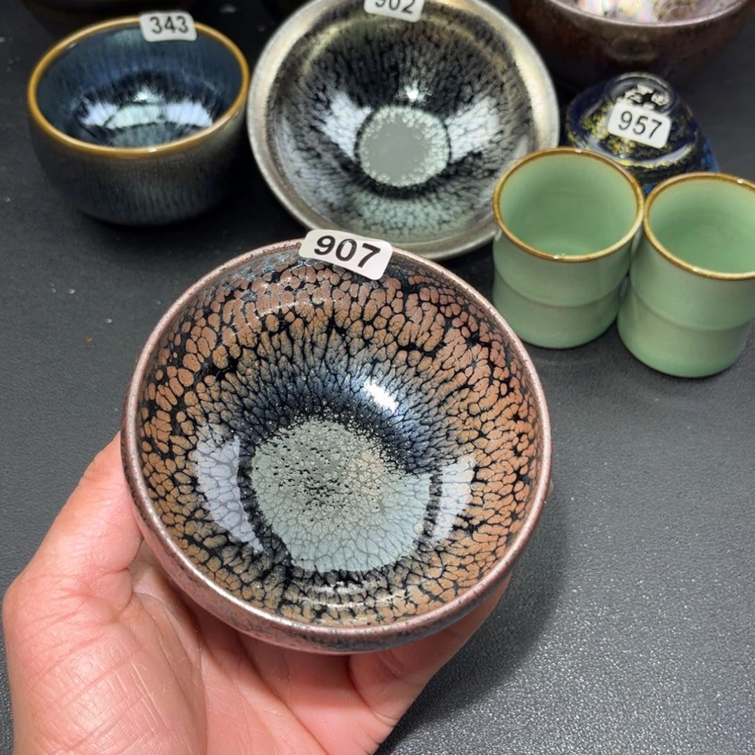 *****茶盏907 建盏单盏放大漏…………