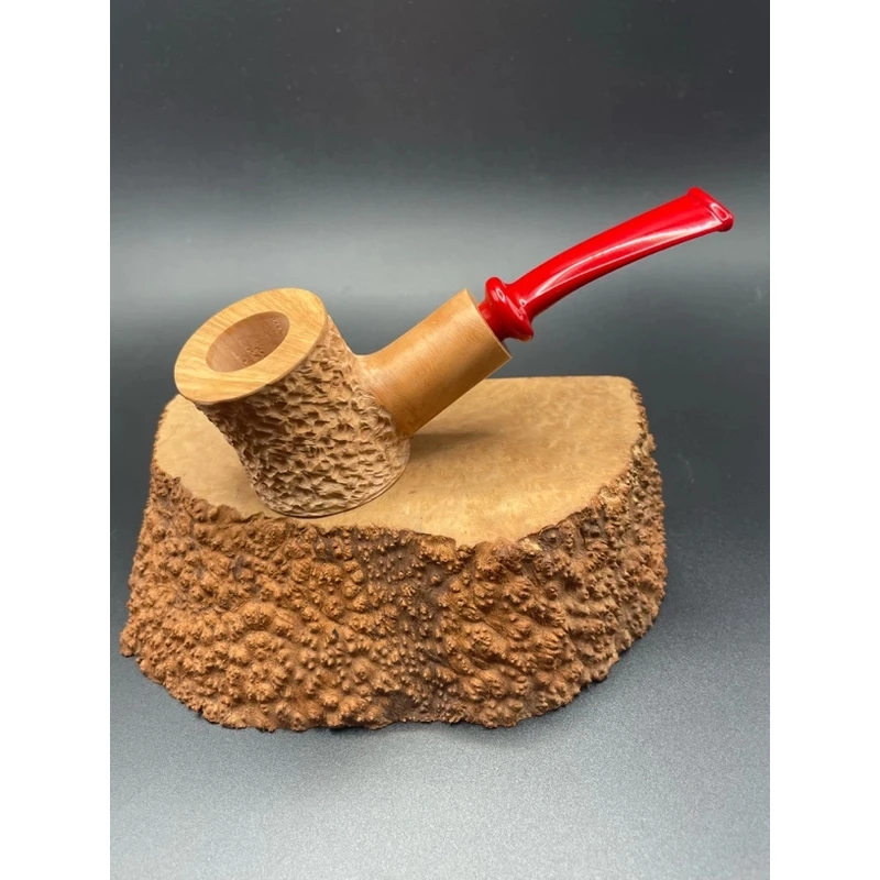 原木系列手工制作石楠木烟斗锤子桌斗弯叼斗