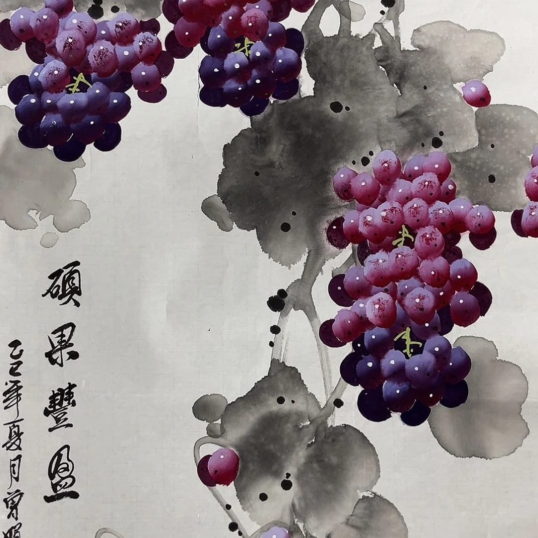 国画国画老师手绘作品