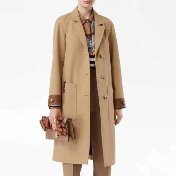 妃鱼/博柏利/棉/大衣/95新/马0117