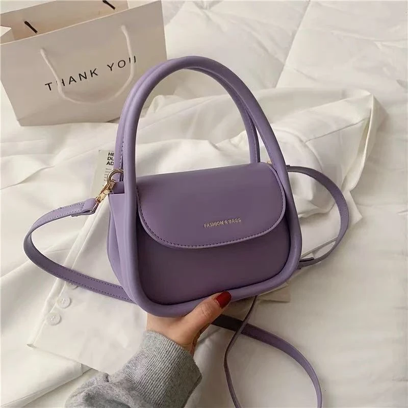 【488-500】气质轻奢百搭女士真皮小包潮流小包包网红洋气时尚休闲