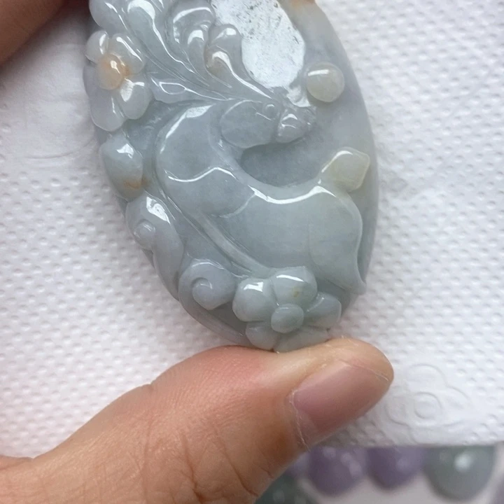 翡翠未镶嵌颈饰天然缅甸翡翠