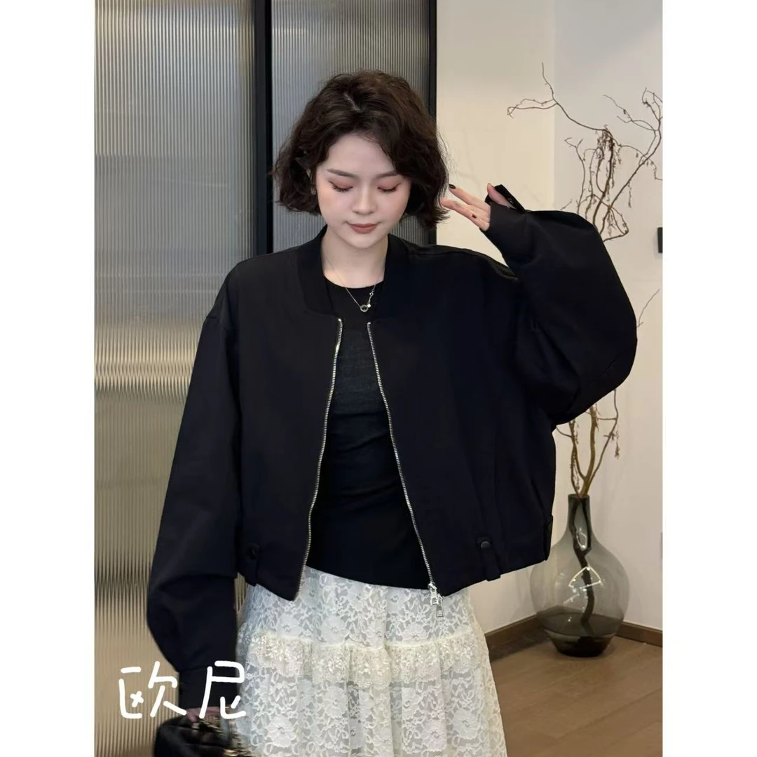 欧尼私服 2025早春小众设计款休闲夹克外套2502C165