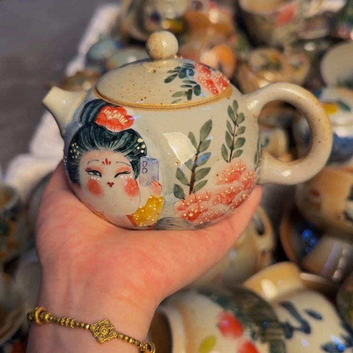 瓷片景德镇陶瓷手工手绘