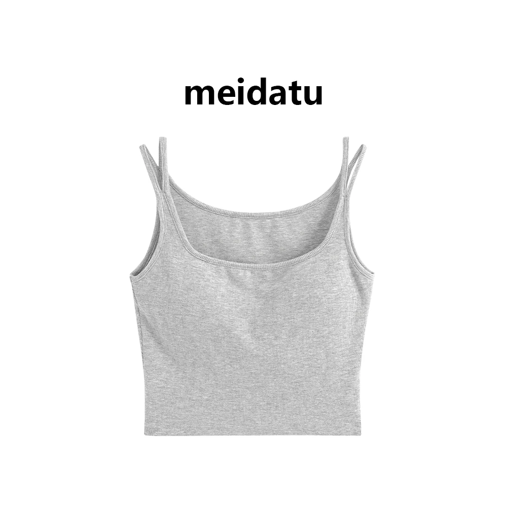 （爱不释手）纯欲风修身百搭背心 CK341-5H