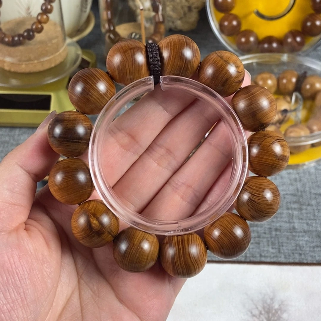 柏木（崖柏）手串/手链北太行骨料1.8微瑕一口价