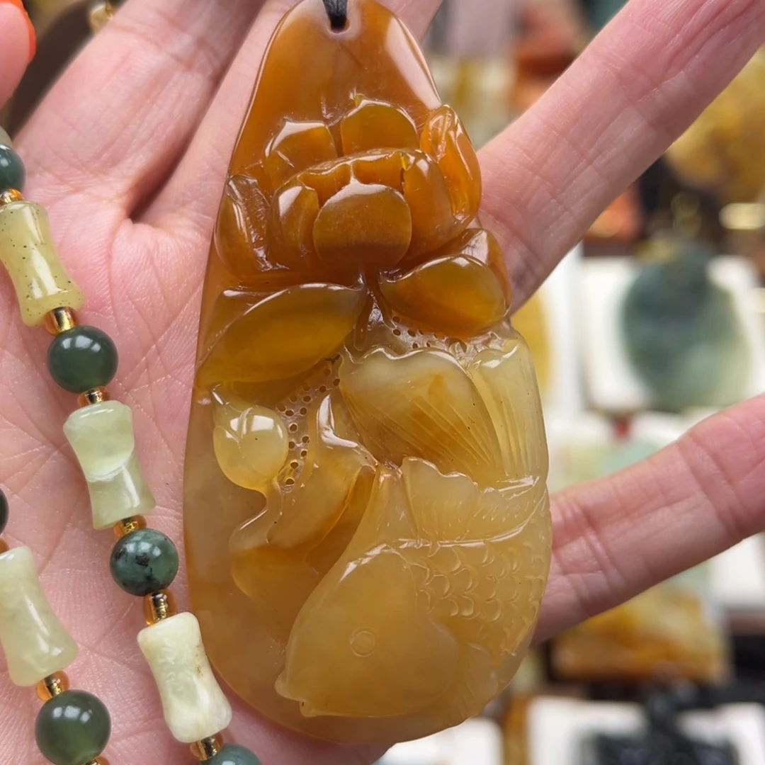 岫玉未镶嵌挂件挂件