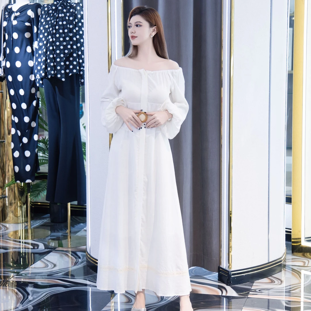 KMDIL春季新款精致连衣裙显瘦聚会日常时尚高级气质优雅0057