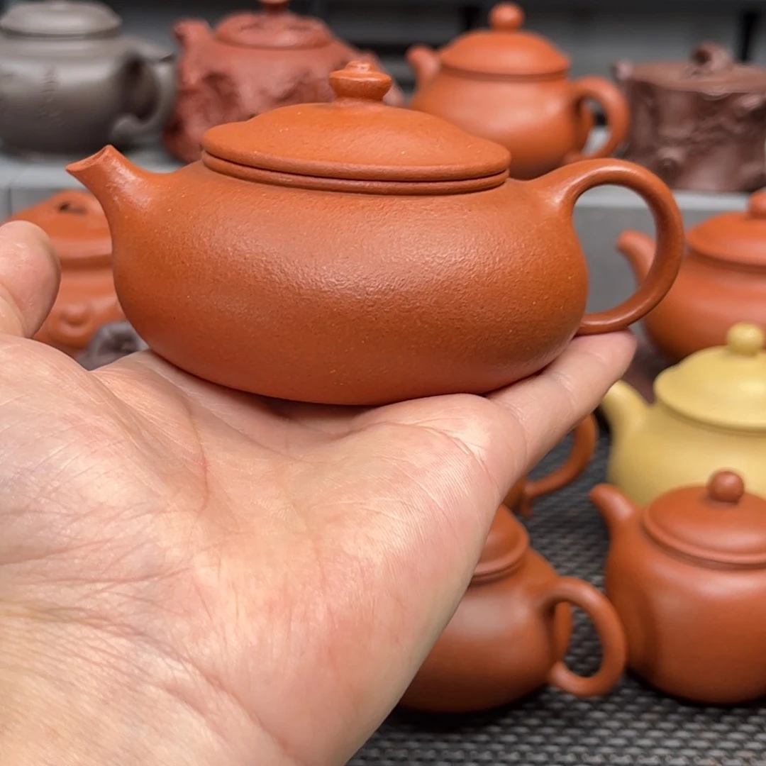 紫砂茶壶紫砂艺术茶具套装红降坡